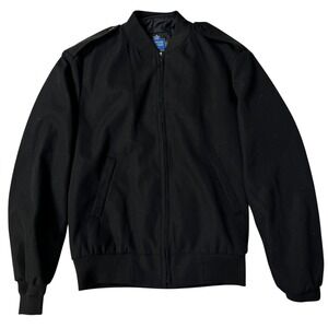 Neptune Garment Co. Men's Jacket Size 36 Regular Bomber Full Zip Cuffed Military